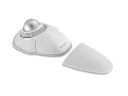 Kensington Orbit® Trackball with Scroll Ring K70993WW (White with Silver Ball) – Ergonomic Precision & Smooth Navigation