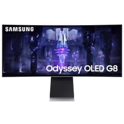 Samsung LS34BG850SEXXP 34" Ultra-WQHD Odyssey OLED G8 Curved Gaming Monitor | Windows 10, Max 175Hz Refresh Rate