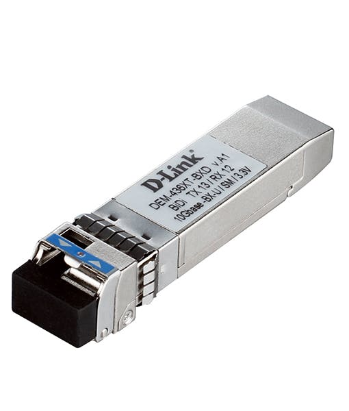 D-Link DEM-436XT-BXD Compatible 10GBASE-BX20-D 1330nm-TX/1270nm-RX SFP+ Transceiver