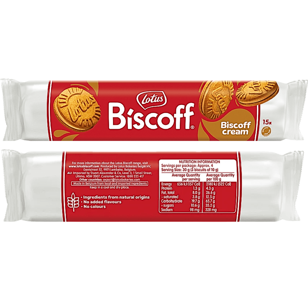Lotus Biscoff Sandwich Cookie with Biscoff Cream Filling | 150g
