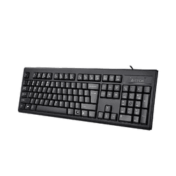 A4TECH KRS-85 Keyboard | Full-Size Wired USB Keyboard with Quiet Keys and Durable Build