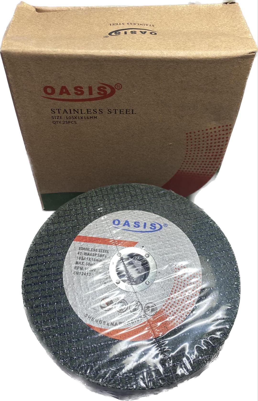 OASIS 4" Cutting Disc | 25 Pieces Per Box | Industrial Grade Metal Cutting Wheel