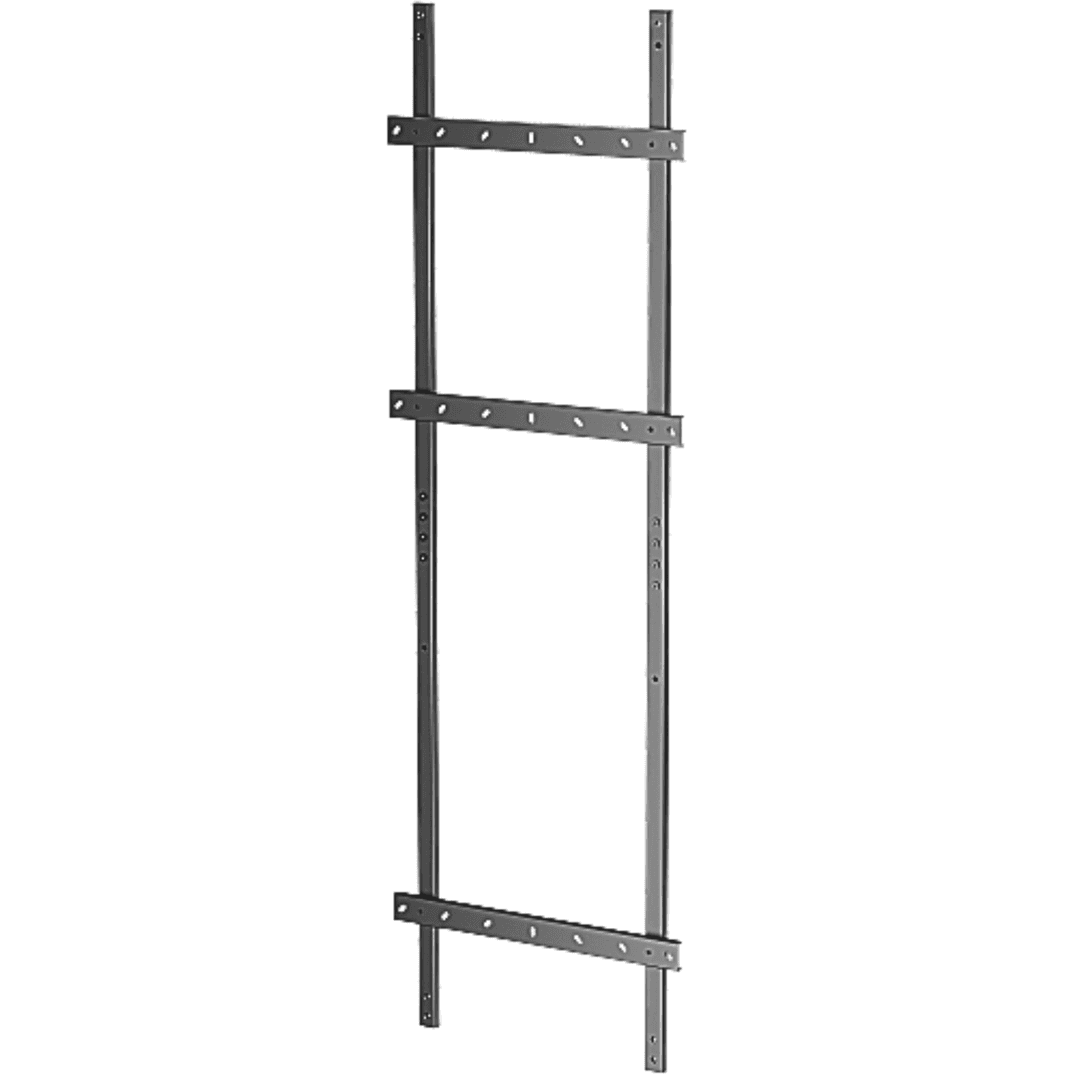 Brateck HAW400E-FR01 Manual Height-Adjustable Display Wall Mount Floor-to-Wall Support