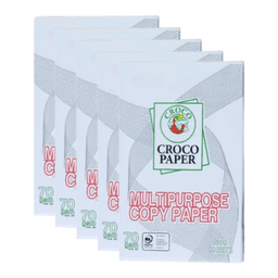 Croco 70gsm Substance 20 Bond Paper Bundle of 5 Reams (1,500 Sheets)