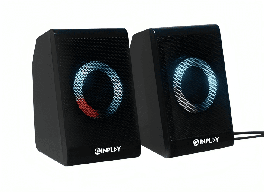Inplay MS-006 Mini RGB Multimedia Speaker with USB-Powered Compact Design