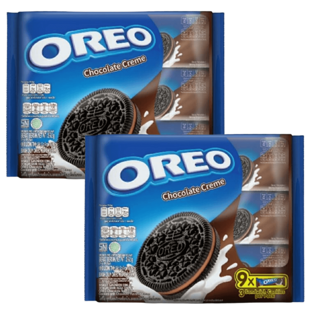 Oreo Chocolate Creme Sandwich Cookies | 27.6g x 9 Packs