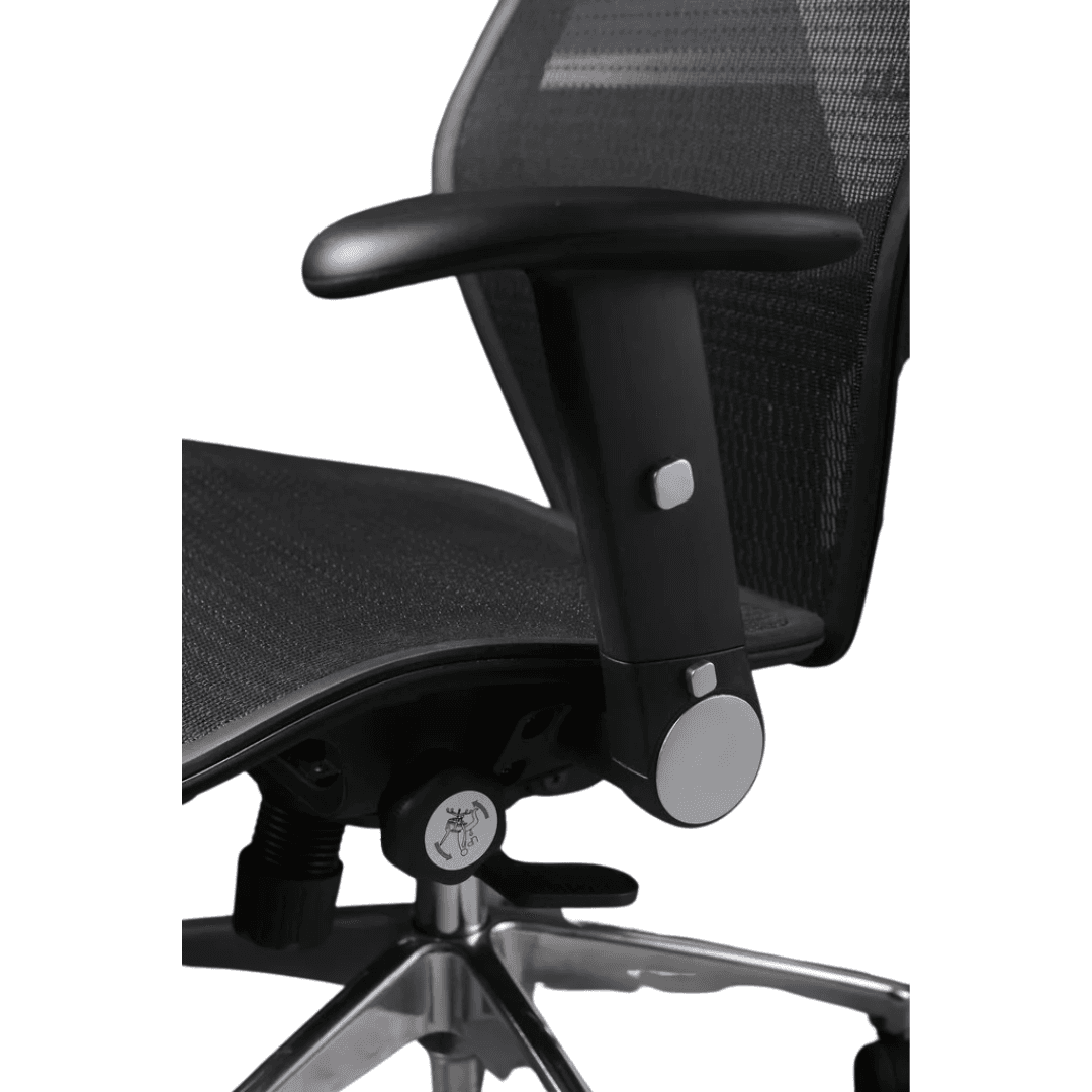 Cubix JG 701138GEA Full Mesh Executive Chair – Headrest, Ergonomic Design