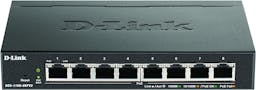 D-Link DGS-1100-08PV2 Ethernet PoE Switch, 8 Port Smart Managed w/ 64W PoE Budget Layer 2 Network Gigabit Wireless Internet