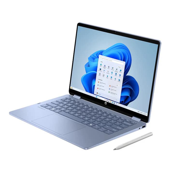 HP OmniBook 5 Flip 14" 2K Touchscreen Laptop - Core 7 150U, 16GB RAM, 1TB SSD, Sky Blue x360