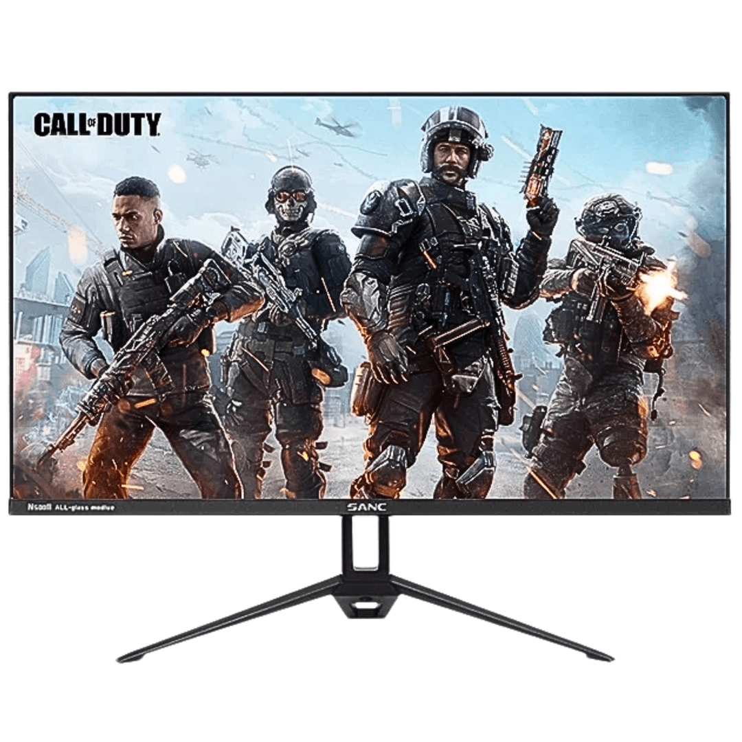 SANC N2453-B 23.8" IPS Frameless Monitor Black | Full HD 1080p, 75Hz, 5ms, HDMI & VGA Ports