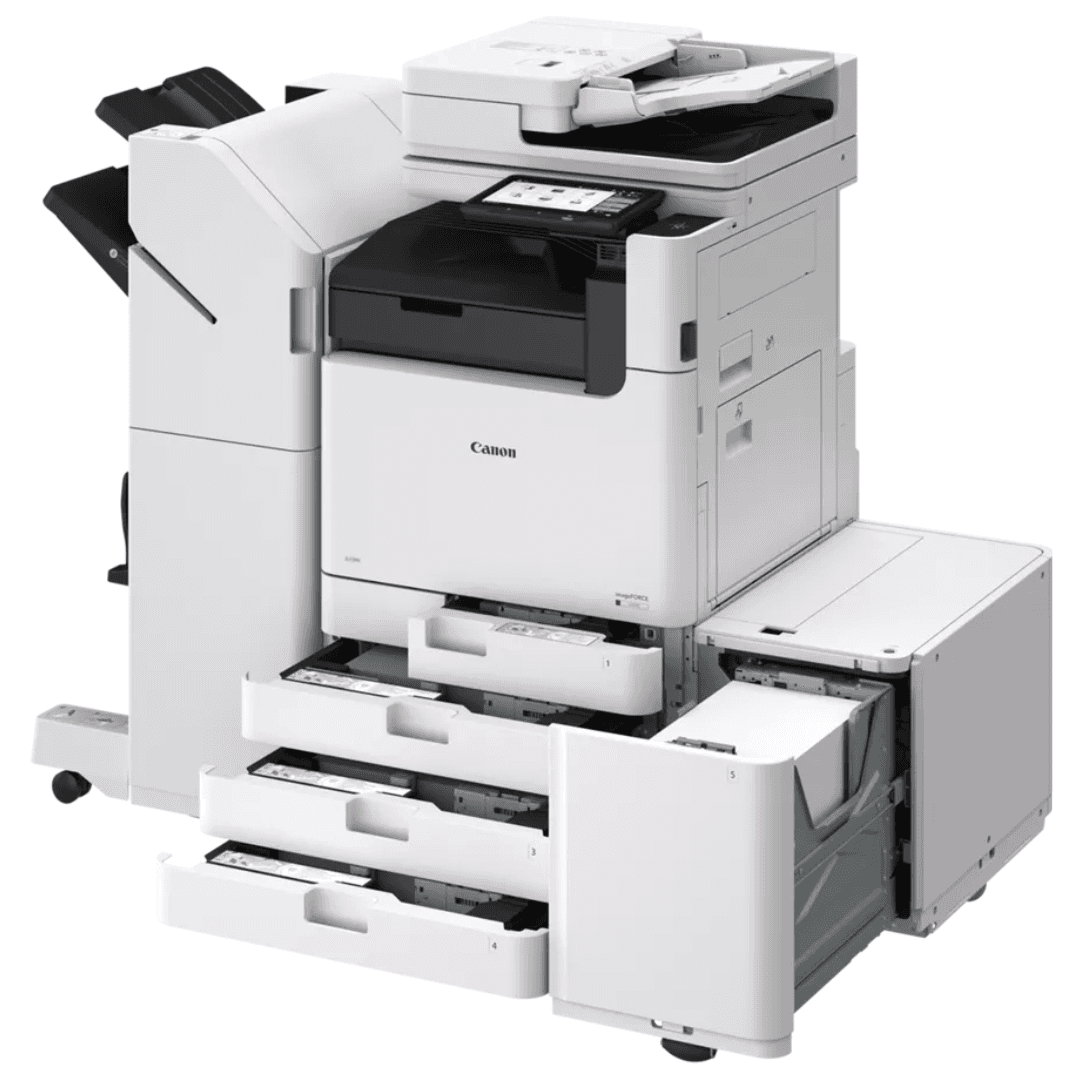 Canon imageFORCE 6160 | Monochrome Multifunction Printer – Standard 3,550-Sheet Configuration