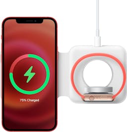 Apple MagSafe Duo - Wireless Charger with Fast Charging Capability, Type C Wall Charger, Compatible with iPhone, AirPods and Watch