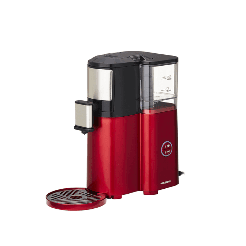 Koizumi KKM‑1001R Mini Grind & Brew Coffee Maker | 600W, 1–2 Cups, Built-in Grinder, Compact Design