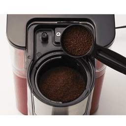 Koizumi KKM‑1001R Mini Grind & Brew Coffee Maker | 600W, 1–2 Cups, Built-in Grinder, Compact Design