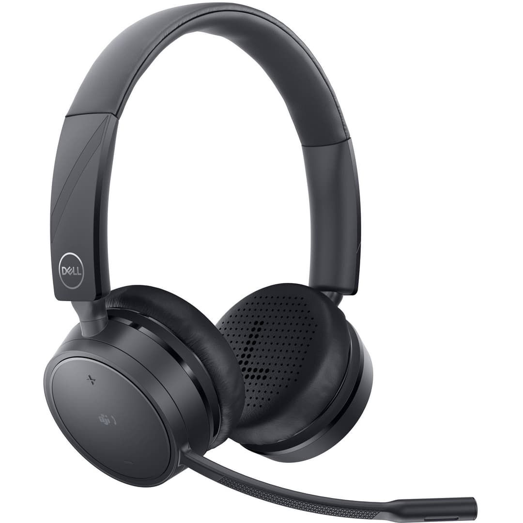 Dell WL5022 Pro Wireless Headset I Noise-Cancelling, USB/Bluetooth, Firm-Fit Ear Cushions, Work-Ready