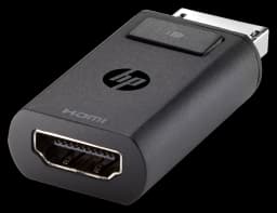 HP DisplayPort to HDMI 1.4 Adapter (F3W43AA) – DP Male to HDMI Female, 1080p/4K30 Support, Plug-and-Play
