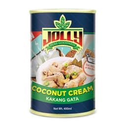 Jolly Coconut Cream 400ml Kakang Gata Rich & Thick Coconut Cream for Cooking & Desserts