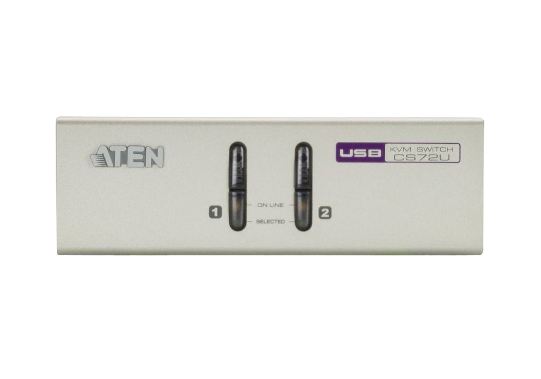 ATEN CS72U 2-Port USB VGA/Audio KVM Switch