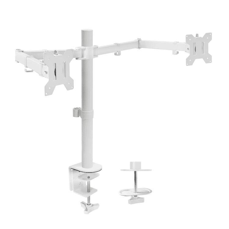 Inplay KMT-2 Dual Monitor Arm Adjustable Mount Fits 13"-27" Screens