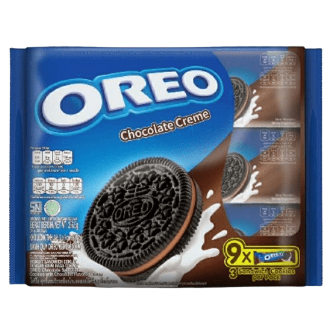Oreo Chocolate Creme Sandwich Cookies | 27.6g x 9 Packs