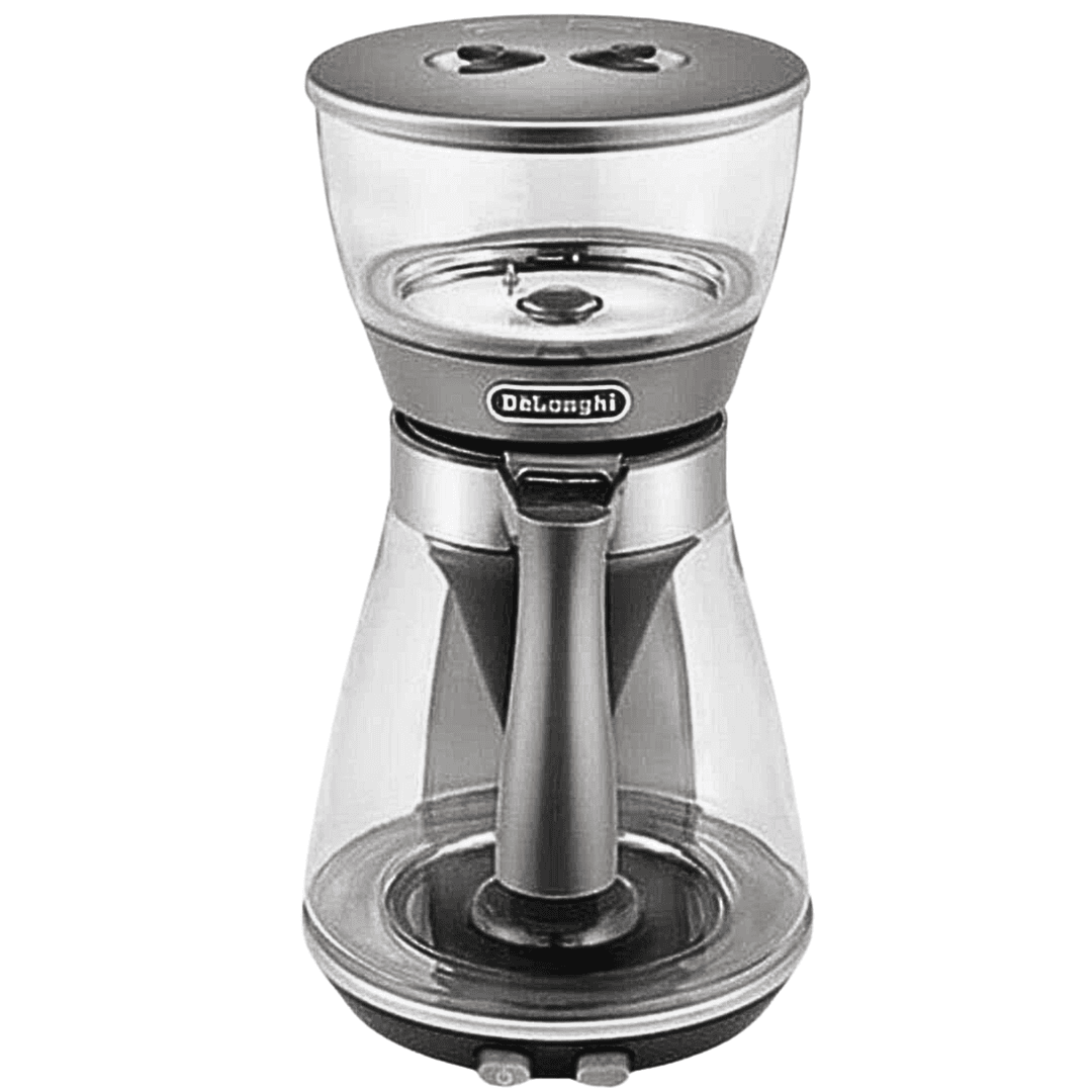 De’Longhi ICM-17210 Clessidra Coffee Maker 10-Cup | Drip & Pour-Over, ECBC Certified, Glass Carafe