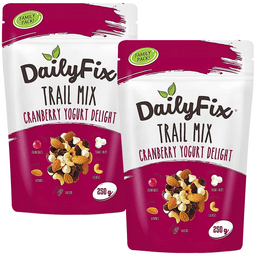DailyFix Cranberry Yogurt Delight Trail Mix | Premium Nuts, Cranberries & Yogurt Drops | 250g