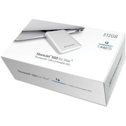 Transcend StoreJet 500 Portable Solid State Drive for Mac