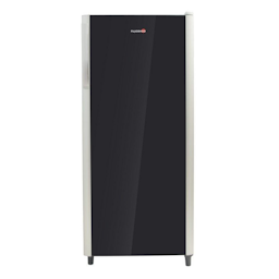 Fujidenzo 6.8 cu.ft Single Door Direct Cool Refrigerator RSD-68P GDRT & GDBT (Glass Door with Trim)