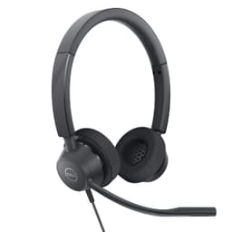 Dell WH3022 Pro Stereo Headset I USB Wired, Noise-Cancelling Mic, Hi-Fi Stereo Audio, All-Day Comfort