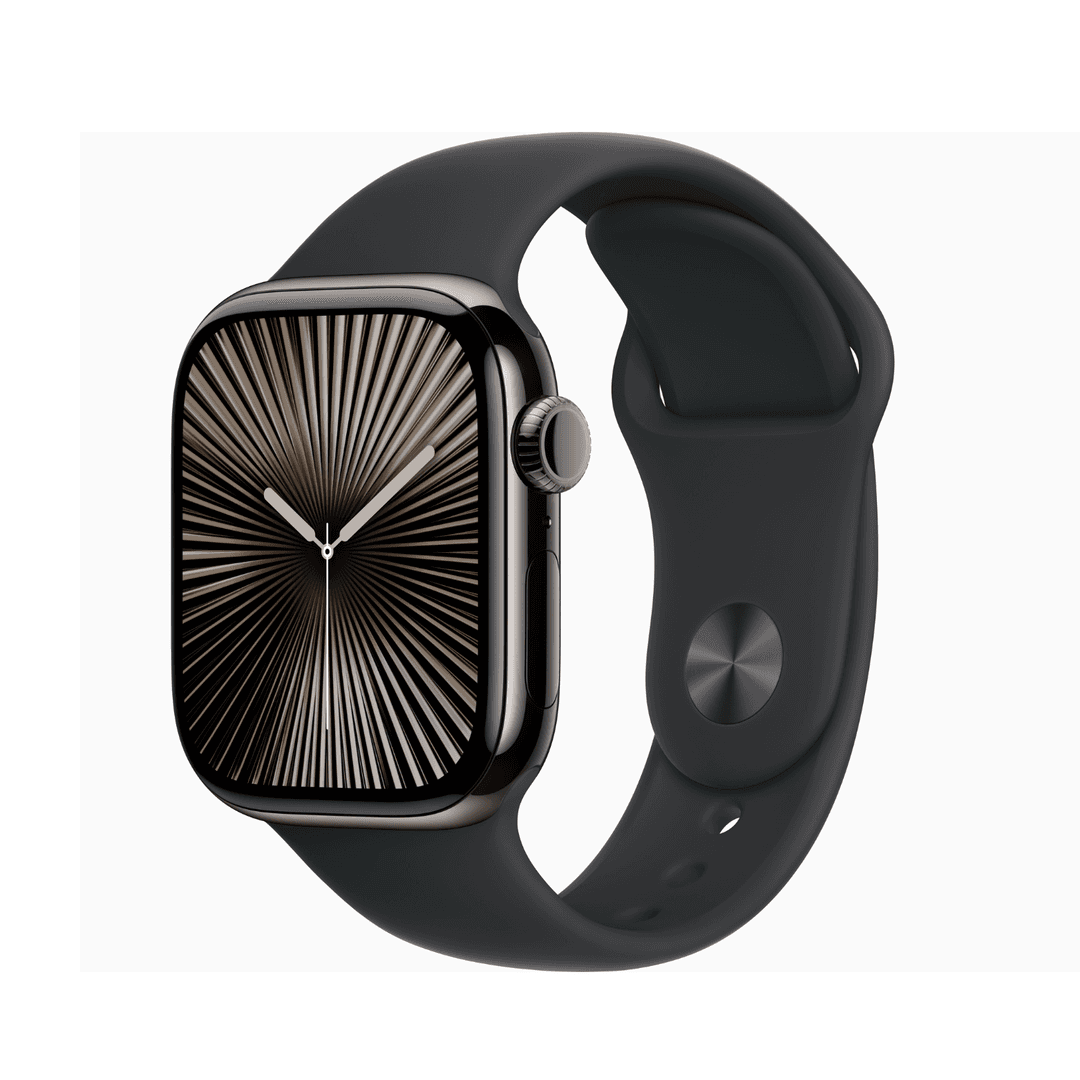 Apple Watch Series 10 MWXH3ZP/A GPS + Cellular 42mm | Slate Titanium with Black Band M/L