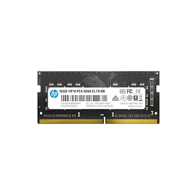 HP S1 Series 16GB SODIMM 2666MHz Laptop Memory