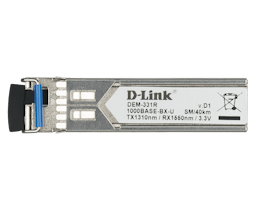 D-Link 1000Base-BX-U Simplex LC Single-mode SFP Mini-GBIC Transceiver Up to 40km (DEM-331R)