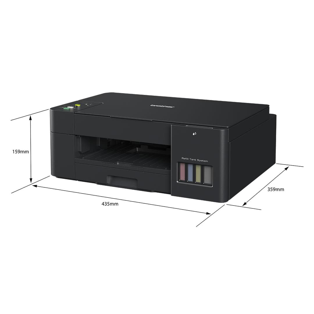 Brother DCP-T420W Refill Tank Printer | 3-in-1 | Wireless | Mobile Printing | High-Yield Ink System