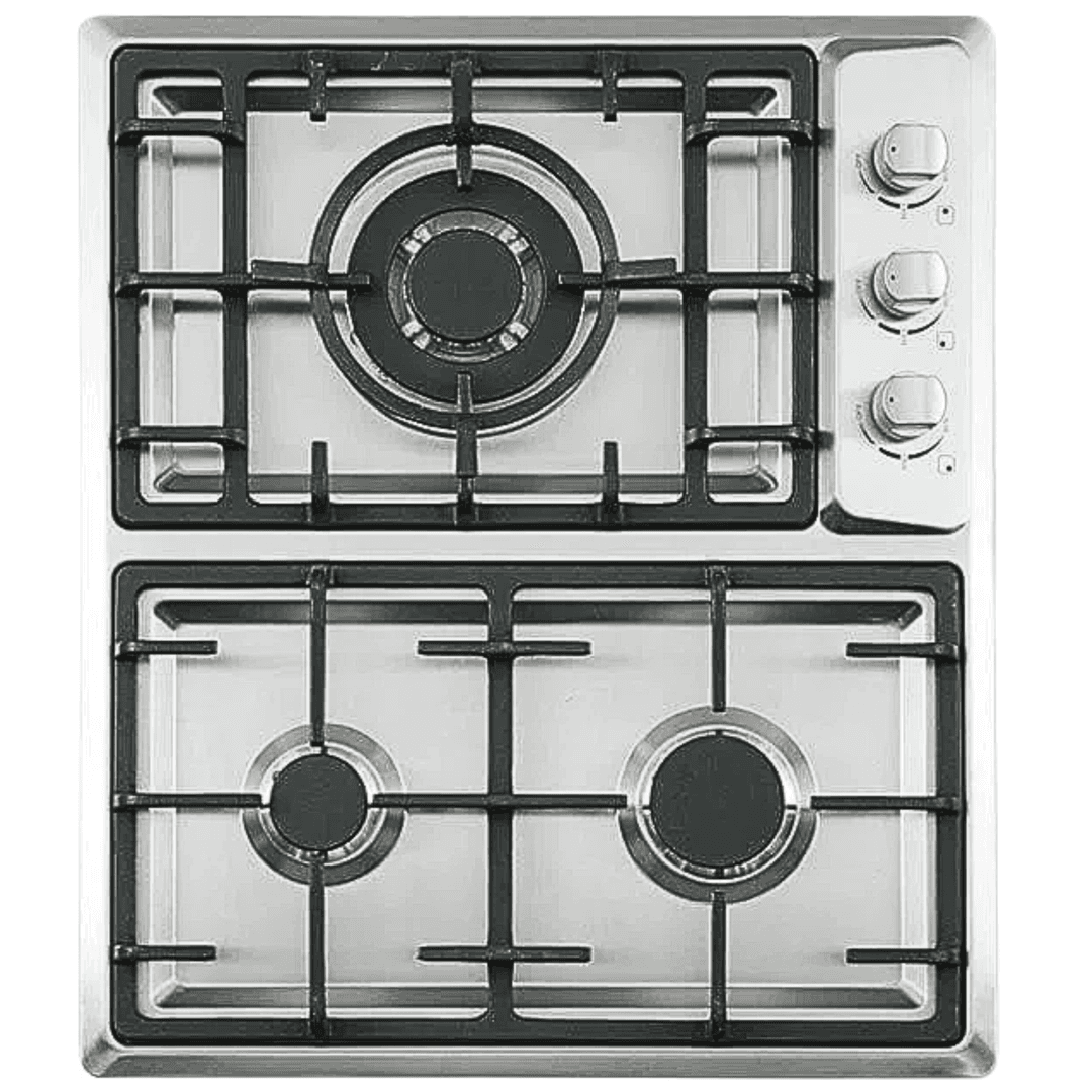 La Germania HC-6003 Built-In Gas Cooktop 3 Burner Hob | Italian Design, Professional Cooking