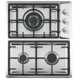 La Germania HC-6003 Built-In Gas Cooktop 3 Burner Hob | Italian Design, Professional Cooking