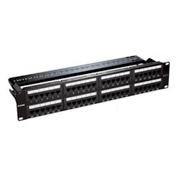 D-Link 48 Port Cat6 Unshielded Fully Loaded Punch Down Patch Panel - Keystone Type - 2