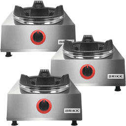 Brikk BBIGS-T001 Single Burner Industrial Gas Stove Cast Iron High-Pressure LPG