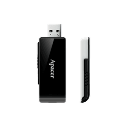 Apacer AH350 USB 3.2 Gen 1 Flash Drive 128GB Black Rp AP128GAH350B-1