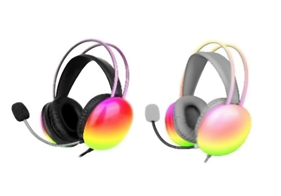 Inplay H30 RGB Noise Canceling Gaming Headset with Mic and Adjustable Head Beam