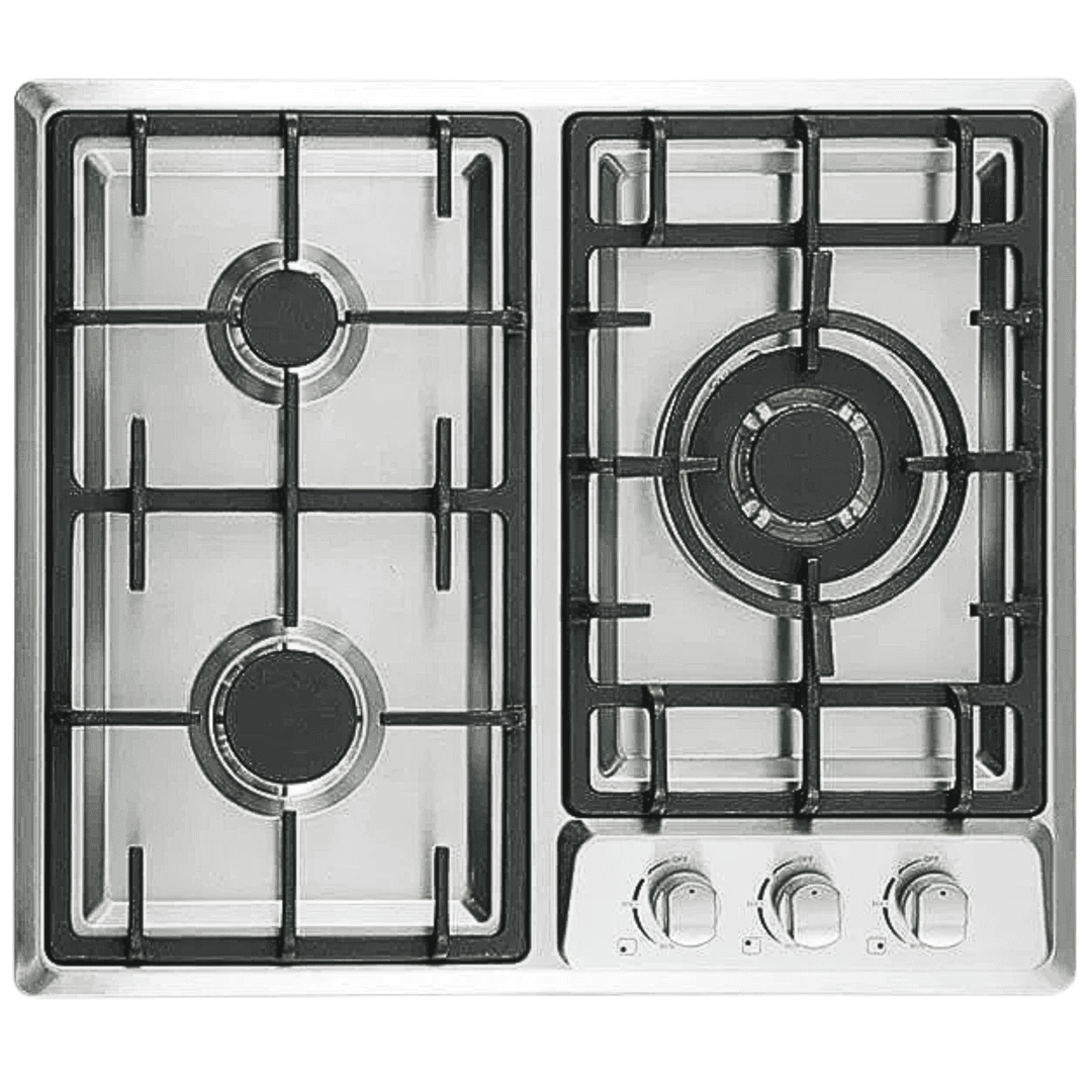 La Germania HC-6003 Built-In Gas Cooktop 3 Burner Hob | Italian Design, Professional Cooking