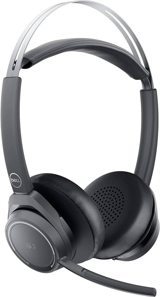 Dell WL7022 Premier Wireless ANC Headset I Noise-Cancelling, Dual Connectivity, All-Day Comfort