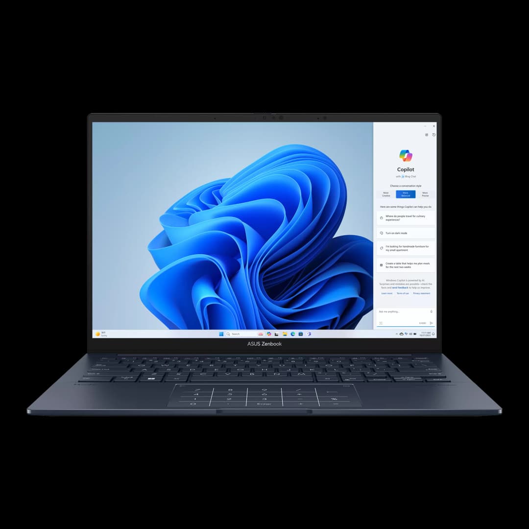 ASUS ZenBook 14 3K OLED 120Hz Laptop - Ultra 7 255H, 16GB RAM, 512GB SSD, Windows 11 + MS Office (UX3405CA-ST1308WSM)