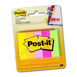 Post-it Page Marker 670-5AN 1/2x2in Assorted Tabs