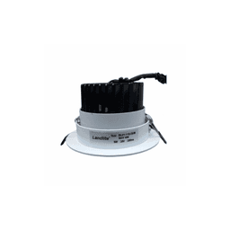 Landlite DL01-110-09W 9W Indoor LED Downlight | Recessed Slim Panel, Warm/Cool White, 650lm