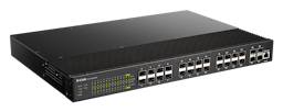 D-Link 28-port Gigabit SFP Layer 2 Managed Industrial Switch with 4-port 10G Uplinks (DIS-700G-28XS)