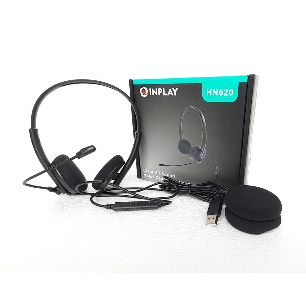 Inplay Headset (HN-620) Usb TYPE with Noise Cancellation