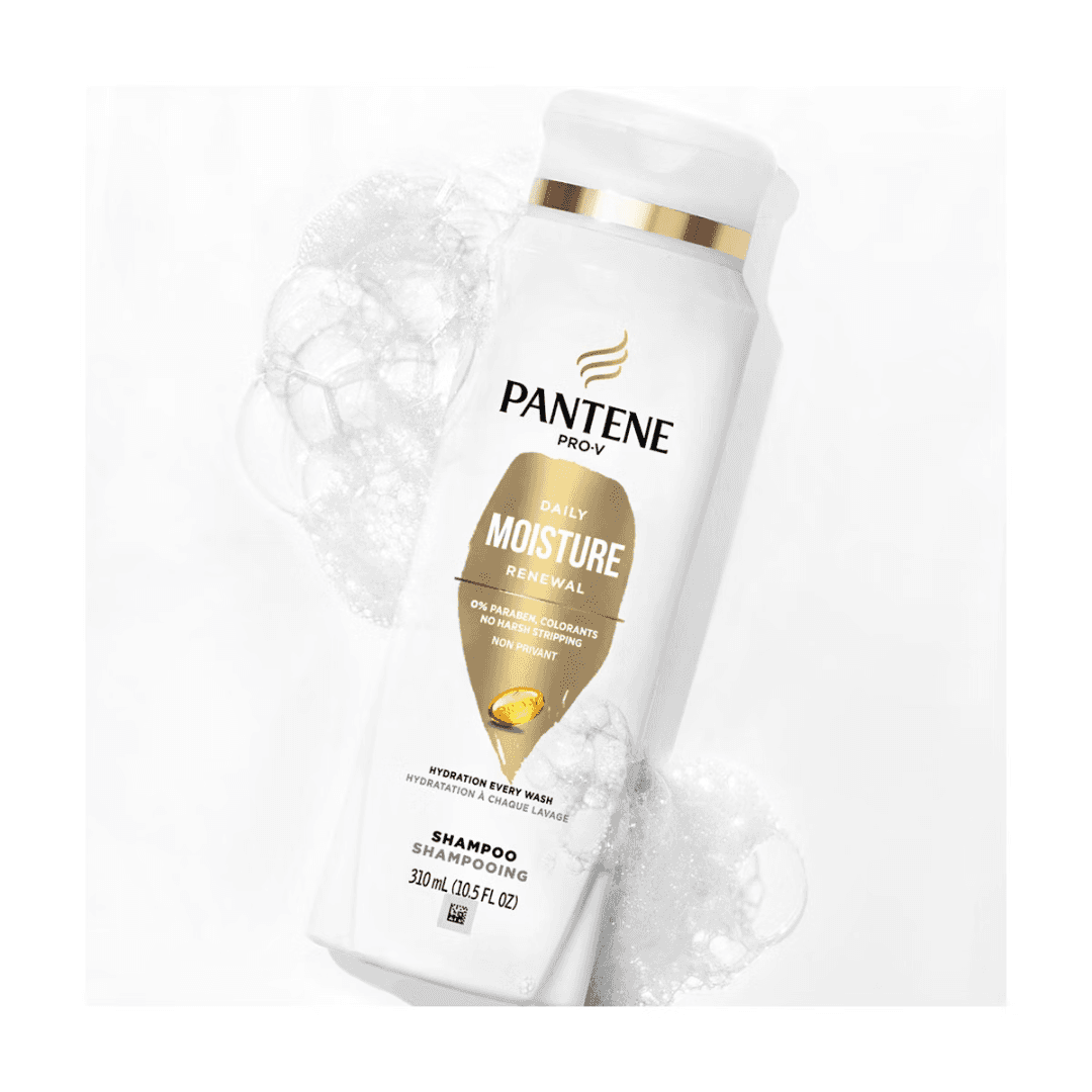 Pantene Daily Moisture Renewal Shampoo 12.6 oz – Hydrates & Revives Dry Hair