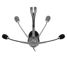 Logitech H110 Stereo Headset – Dual 3.5mm Jacks, Noise-Reducing Mic