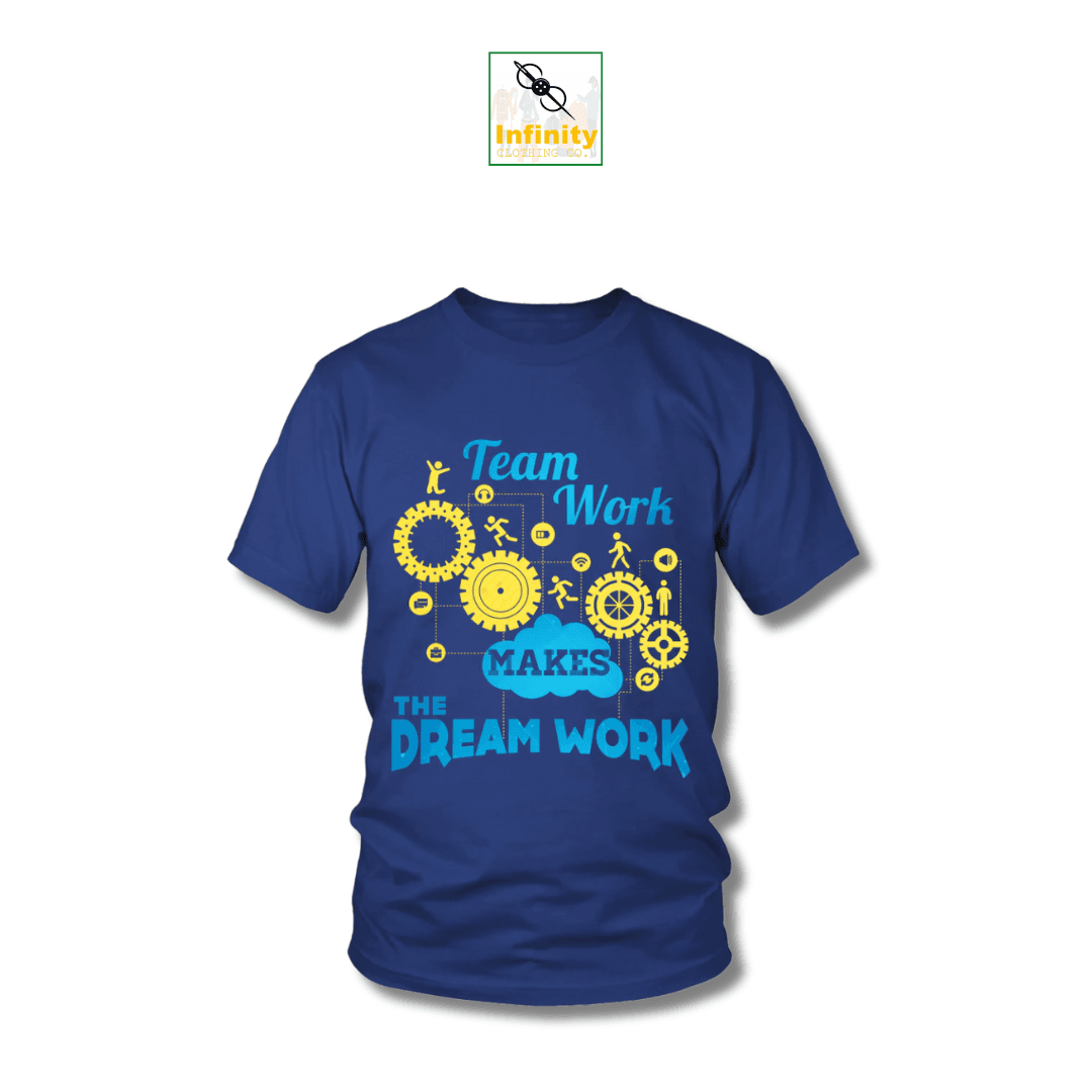 Infinity Clothing Custom Team T‑Shirt | Unisex, Preshrunk | Screen/Digital Print (100 Pcs/Order)