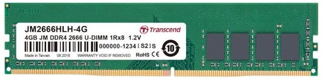 Transcend 4GB JM DDR4 2666 U-DIMM (JM2666HLH-4G)